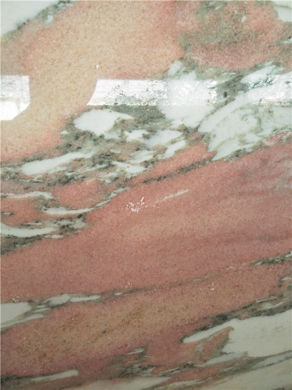 pink marble stone slab