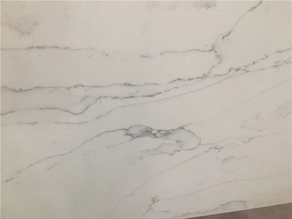 white silk quartz slab