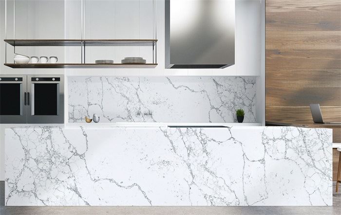 alaska white quartz slab countertops