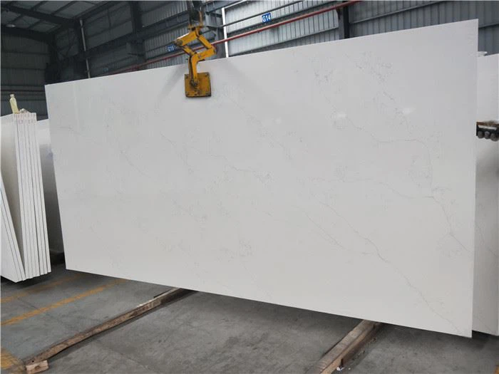 bianco calacatta quartz countertop for wall covering