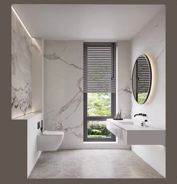 Calacatta Marble Bathroom Wall Tile
