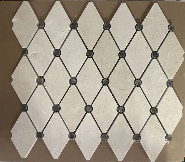 Diamantmarmormosaikkfliser