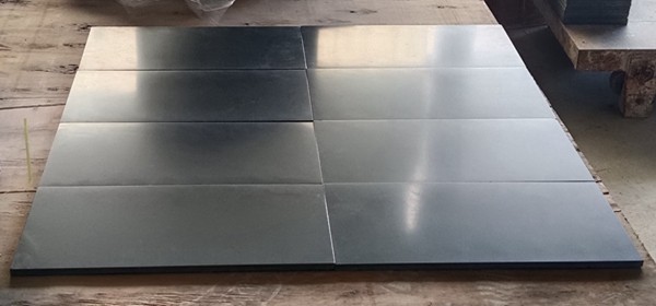Honed Black Marble Floor Tile