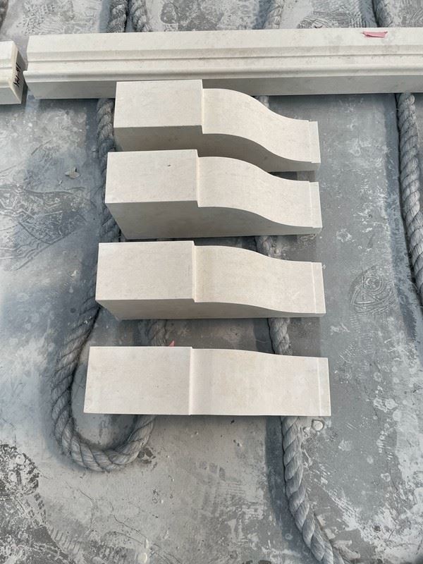 matt limestone moulding