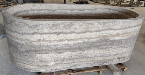 Travertine Bathtub