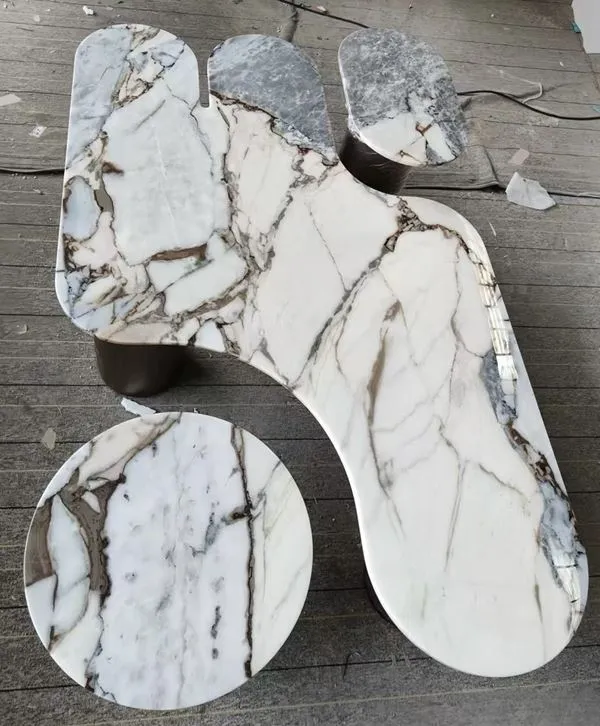 Hvit marmor benkeplate